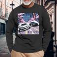 Jdm レースカーズ 東京ストリート ドリフト アニメ風 桜 長袖Tシャツ 高齢者への贈り物