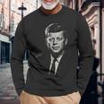 Jfk John F Kennedy Presidentialouvenir President 長袖Tシャツ 高齢者への贈り物