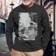 Jfk スモークとシェード 長袖Tシャツ 高齢者への贈り物