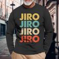 Jiro 二郎 長袖Tシャツ 高齢者への贈り物
