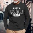 Just Awole Beast トレーニング フィットネス モチベーション ジム 格言 長袖Tシャツ 高齢者への贈り物