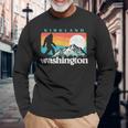Kirkland Washington Retro 80S Bigfoot 長袖Tシャツ 高齢者への贈り物