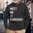 Kurashiki Chugoku で会いましょう 日本 長袖Tシャツ 高齢者への贈り物