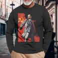 Lenin Forever ソビエト連邦 ソ連 ロシア レトロ ヴィンテージ ジャージ 長袖Tシャツ 高齢者への贈り物