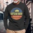 Let's Go Taco Let's Go Taco 長袖Tシャツ 高齢者への贈り物
