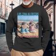 Los Traleritos Y Las Traleritas イタリアのブレインロットモンスター 長袖Tシャツ 高齢者への贈り物