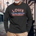 Louis レストラン イタリアンアメリカンブロンクス Ny ゴッドファーザー 長袖Tシャツ 高齢者への贈り物