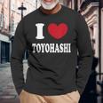 I Love Toyohashi アイラブ豊橋 長袖Tシャツ 高齢者への贈り物