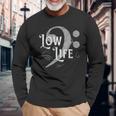 Low Life 低音記号 面白い マーチング ブラスバンド 音符 長袖Tシャツ 高齢者への贈り物