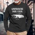 Lowrider's Porida Kustom リードそり ホットロッド マッスルカー 長袖Tシャツ 高齢者への贈り物