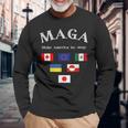 MAGA Make America Go Away 長袖Tシャツ 高齢者への贈り物