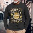 Mayo Makes Everything Better マヨネーズ 長袖Tシャツ 高齢者への贈り物