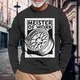 Meister Of Work 車用スタンスホイールのベストプロジェクト 長袖Tシャツ 高齢者への贈り物