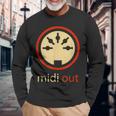 Midi Out 5極 Din オーディオシンセサイザー ヴィンテージステレオ 長袖Tシャツ 高齢者への贈り物