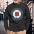 Mod Target ブルズアイ Uk Raf ラウンデルターゲット 長袖Tシャツ 高齢者への贈り物
