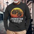 Monster Trucks Are My Jam シャツ モンスタートラック 面白い エンジン 長袖Tシャツ 高齢者への贈り物