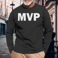 Mvp 最も価値のあるプレイヤーシャツ 長袖Tシャツ 高齢者への贈り物