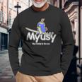 Myusy Wave Waiting 長袖Tシャツ 高齢者への贈り物
