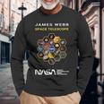 Nasa James Webb スペース望遠鏡 Jwst ワーム インシグニア Esa Csa 長袖Tシャツ 高齢者への贈り物