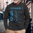 Nasaoyager 1 宇宙船は1977年9月5日に打ち上げられました 長袖Tシャツ 高齢者への贈り物