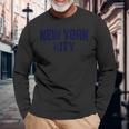 New York New York City Graphic Cool New York City 長袖Tシャツ 高齢者への贈り物
