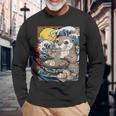 Otter Ramen Kawaii Manga Anime Noodles Y2k Japanese Long Sleeve T-Shirt Gifts for Old Men