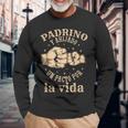 Padrino Y Ahijado Un Pacto Por Laida Bautizo Ahijado Camiseta de manga larga Regalos para ancianos