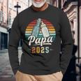 Papa 2025 年、新しいパパ、赤ちゃん発表 長袖Tシャツ 高齢者への贈り物