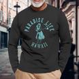 Paradise Life ハワイアロハフラガール ヴィンテージスタイル 長袖Tシャツ 高齢者への贈り物