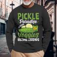 Pickle Paradiese Wherveggie For Pickle Paradiese ピクルスギフトとキュウリ用 長袖Tシャツ 高齢者への贈り物