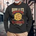 Pizzaioli Divertente Pizzaiolo Uomo Festa Del Papà Maglietta a maniche lunghe Regalos para ancianos