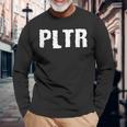 Pltr 長袖Tシャツ 高齢者への贈り物