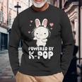 Powered By Kpop Rabbit韓国ポップマーチ K-Popグッズ 長袖Tシャツ 高齢者への贈り物