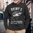 Quints Awesome Ocean Animals Vintage Apparel Shark Fishing Long Sleeve T-Shirt Gifts for Old Men
