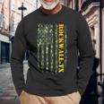 Rockwall Texas Camouflage Usa Flag 長袖Tシャツ 高齢者への贈り物