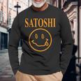 Satoshi Btc-Hodl ジャック 長袖Tシャツ 高齢者への贈り物