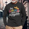 Senorita Margarita Lover Cinco De Mayo Fiesta ギフト 長袖Tシャツ 高齢者への贈り物