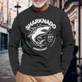 Sharkharknado Forecast ファニーグラフィックtシャツ 長袖Tシャツ 高齢者への贈り物