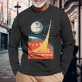 Sputnik Ussr ビンテージポスター製品 共産主義ソ連宇宙 長袖Tシャツ 高齢者への贈り物