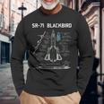 Sr-71 Birdpecs -Sr-71 Bird 長袖Tシャツ 高齢者への贈り物