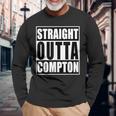 Straight Out Of Compton ファニーグラフィック 長袖Tシャツ 高齢者への贈り物