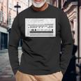 Synthesizer アナログシンセドラムマシン コンピューターヴィンテージオタク 長袖Tシャツ 高齢者への贈り物