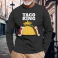 Taco King シャツ タコス愛好家用 長袖Tシャツ 高齢者への贈り物