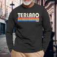 Terlano、イタリア レトロ 70年代80年代スタイル 長袖Tシャツ 高齢者への贈り物