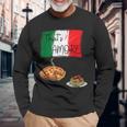 That's Amore ピザ パスタ好き イタリア料理 イタリア国旗 長袖Tシャツ 高齢者への贈り物
