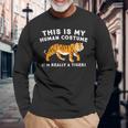 This Is My Human コスチューム I'm Really A Tiger かわいいタイガー 長袖Tシャツ 高齢者への贈り物