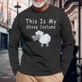 This Is Myheep Costume 羊の皮を被った狼 面白い羊 長袖Tシャツ 高齢者への贈り物