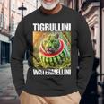 Tigrullini Watermellini イタリアンブレインロットミーム 長袖Tシャツ 高齢者への贈り物