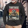 Tortoise 地球上で最もクールなペット、面白いカメ 長袖Tシャツ 高齢者への贈り物