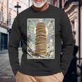 The Tower タロットカード パンケーキタワー 朝食 恋人 パンケーキ 長袖Tシャツ 高齢者への贈り物